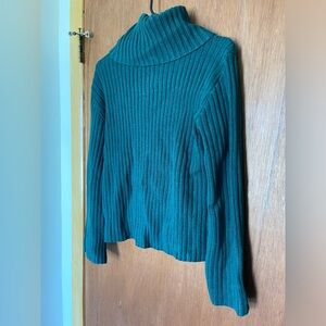 White House Black Market Cowl Neck Flare Sleeve Sweater